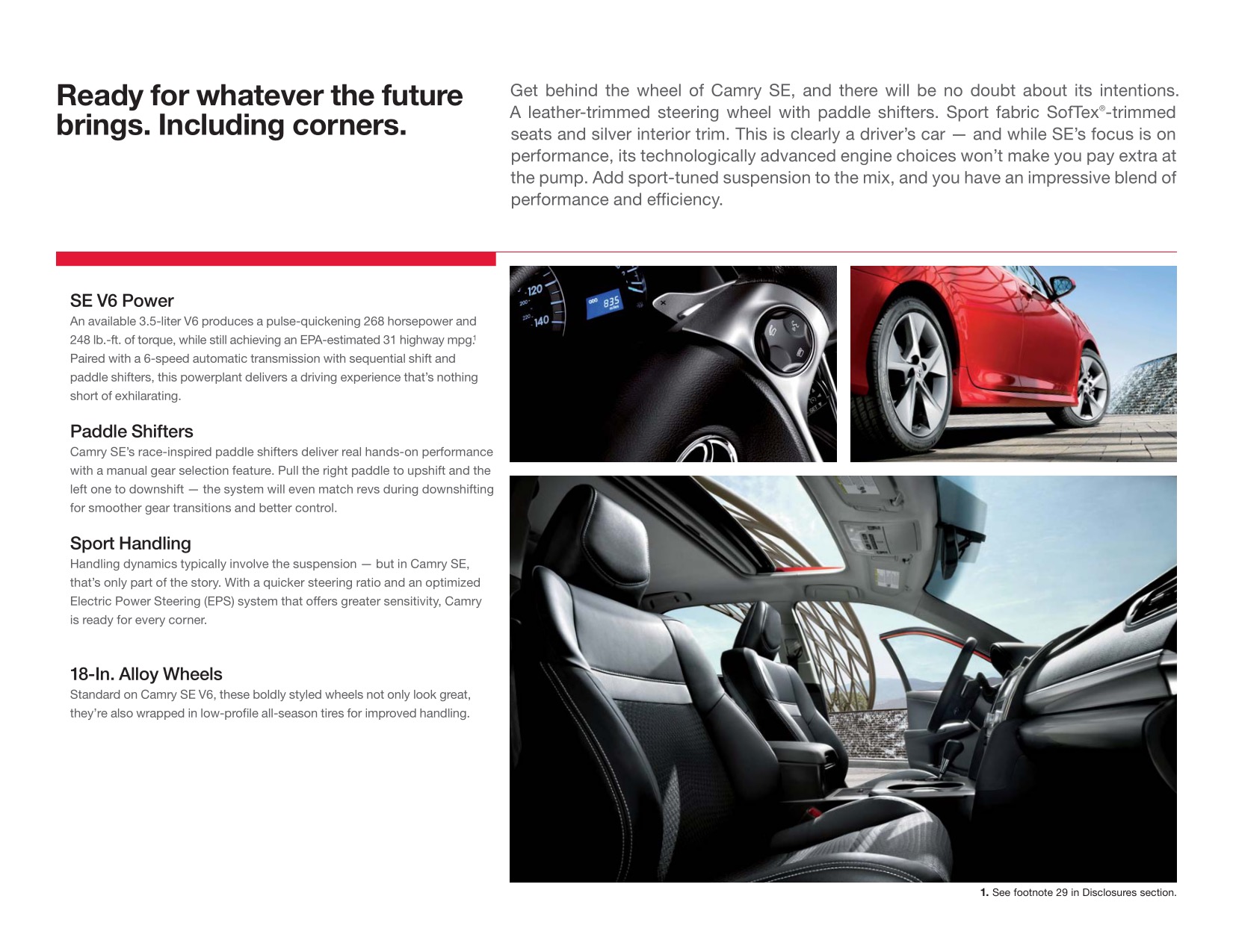 2014 Toyota Camry Brochure Page 27
